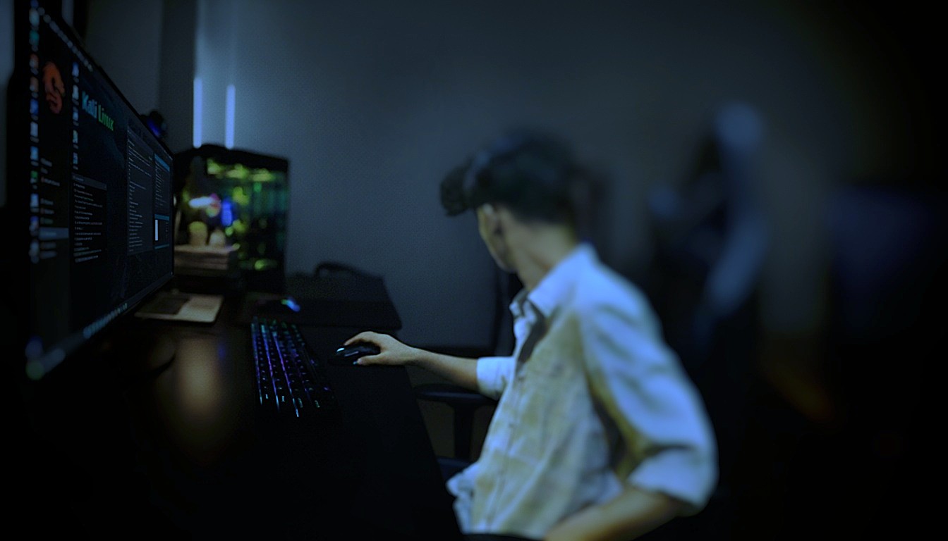 Fardos Alahi Fahim in a focused work session